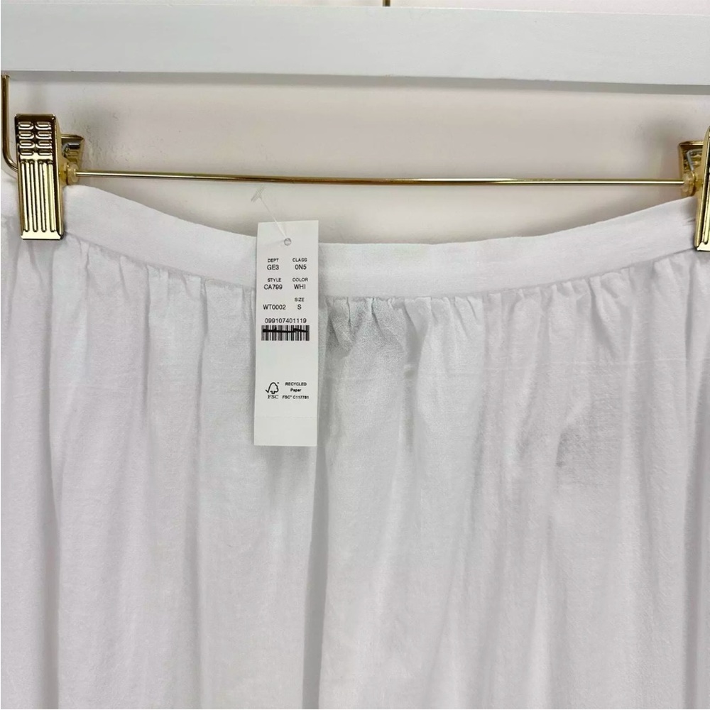 Jcrew Beach cotton white midi skirt - Picture 4 of 14